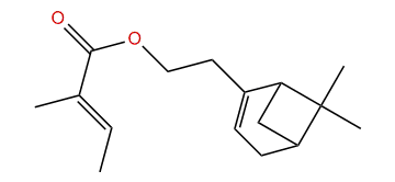 Nopyl (E)-2-methyl-2-butenoate